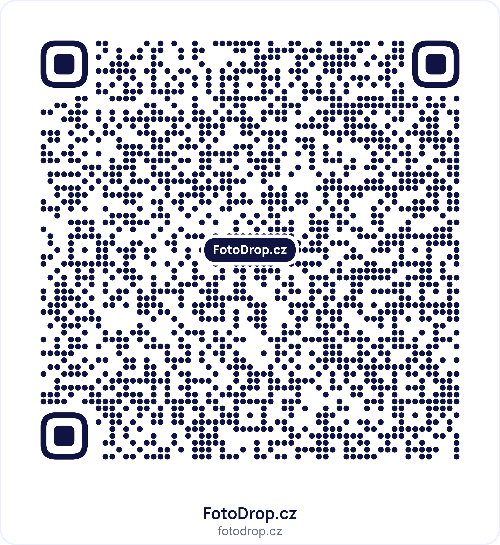Przykładowy kod QR FotoDrop